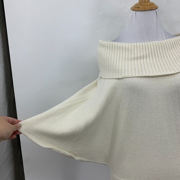 Moth Anthropologie Cowl Neck Sweater Womens XS Extra Small Slouchy Batwing Rib - Picture 11 of 13